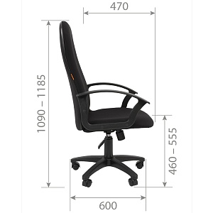 Офисное кресло CHAIRMAN 289 NEW, ткань OS, черный